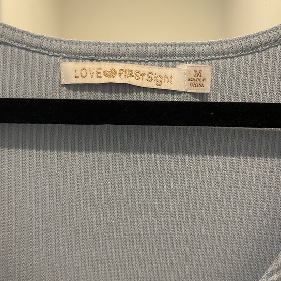 Baby blue ribbed dress - Picture 4 of 6